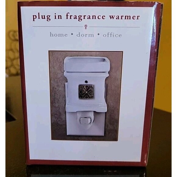 Plug In Fragrence Tuscany Candle Fragrance Bar Warmer White Square by Langley - Picture 2 of 7